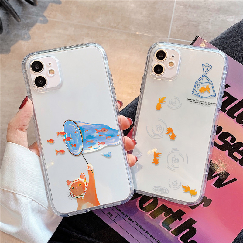 Phone Cases Clear - Funda de teléfono transparente con bonitos