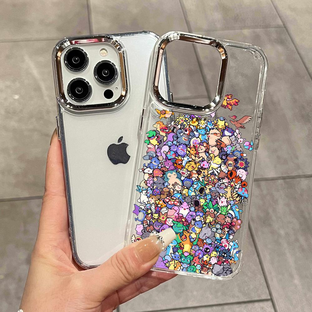 Phone Cases Best - Funda Transparente con Diseño de Pokémon