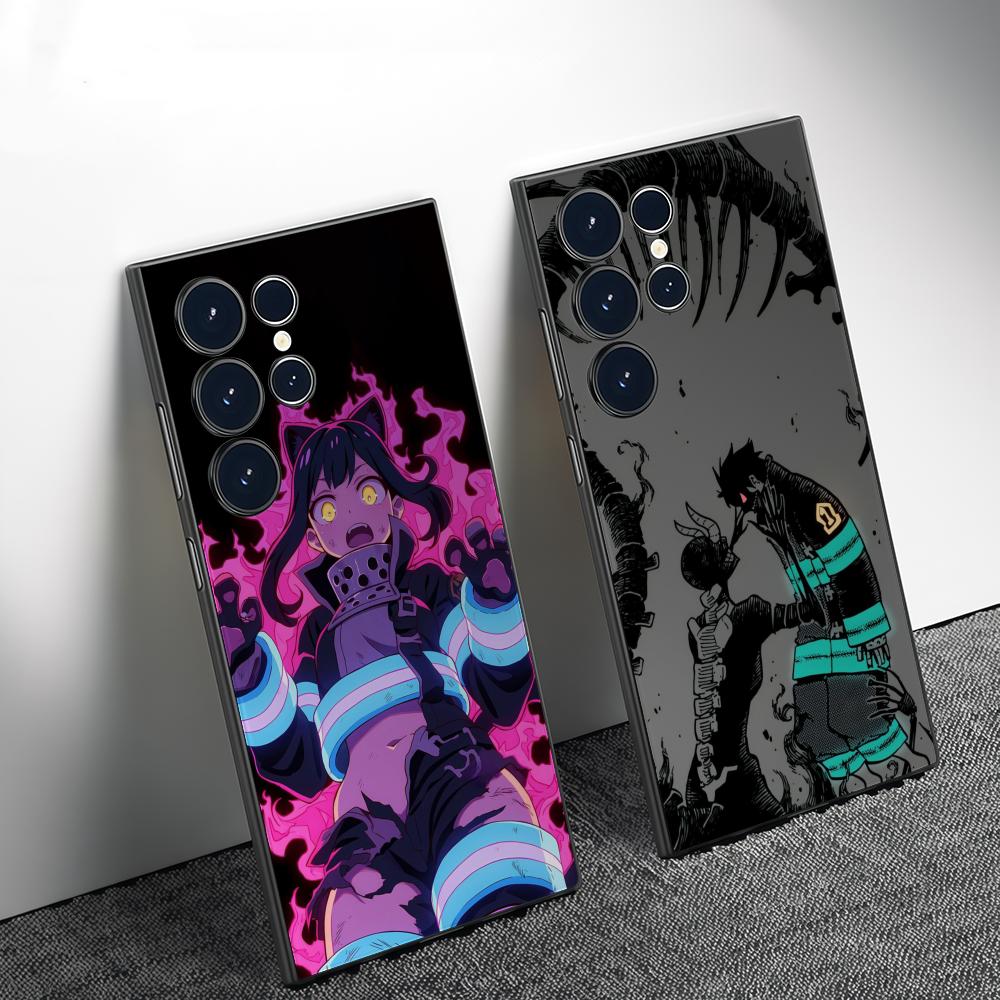 Phone Cases Samsung S25 - Funda de teléfono Anime F-Fire Force