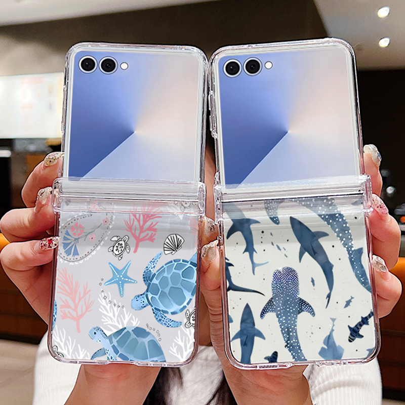 Phone Cases Clear - Funda de teléfono Shells de Sharks