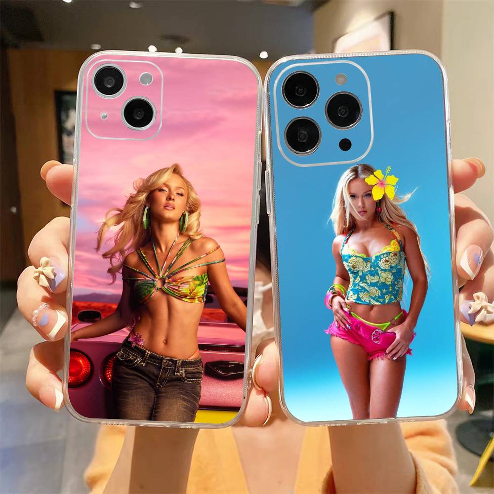 Phone Cases Zara - Funda de Silicona Suave Transparente con