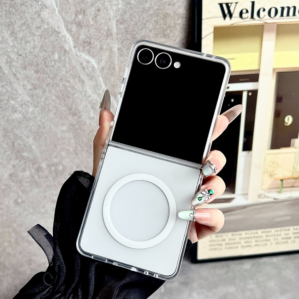 Funda Magnética Transparente F - Matte Frosted Case reseña y precio