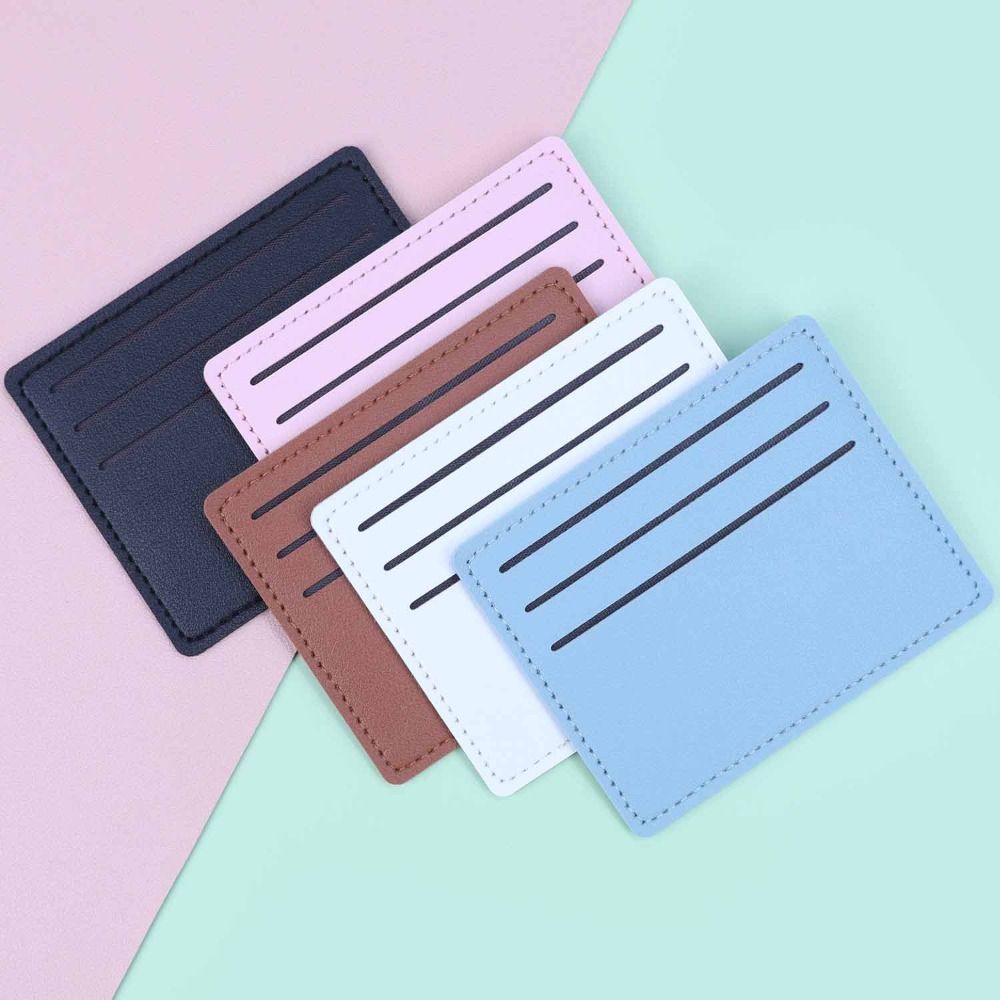 Nuevo Tarjetero de Cuero PU, 5 - Slim Card Slot Case reseña y precio