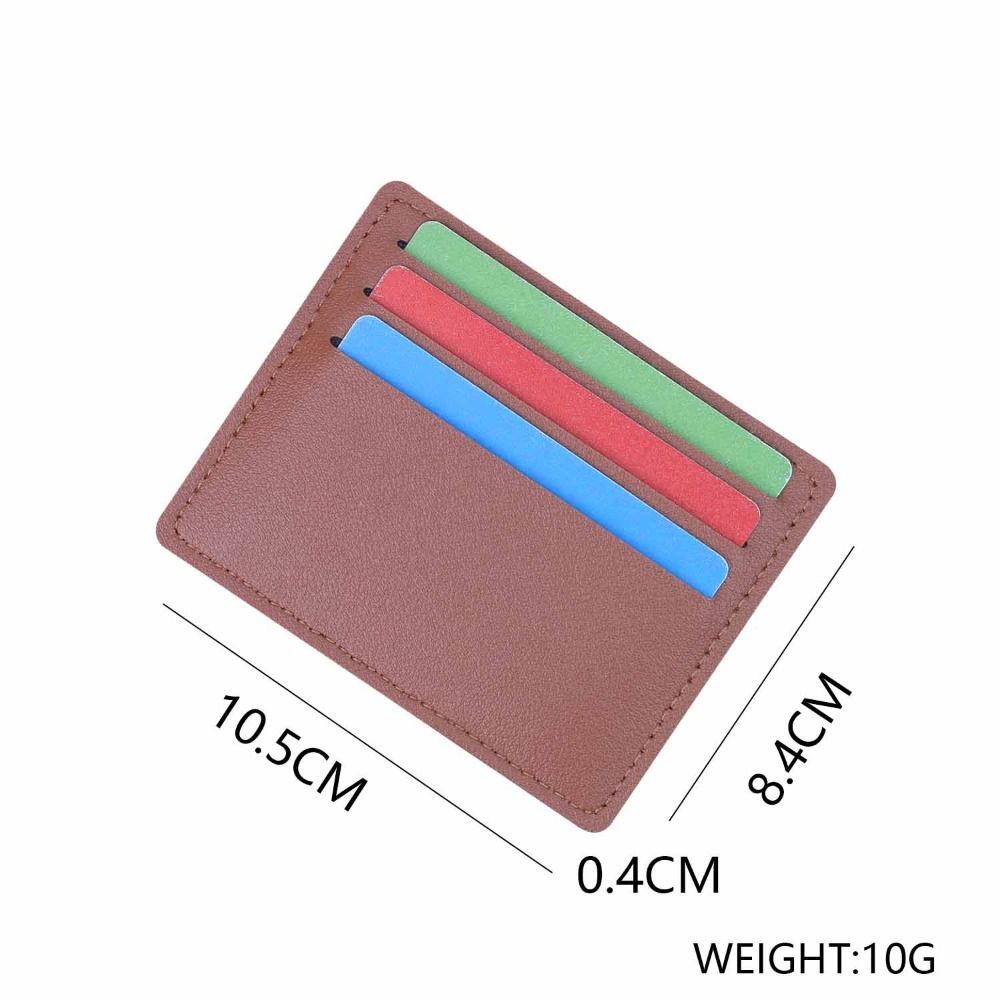 Nuevo Tarjetero de Cuero PU, 5 - Slim Card Slot Case reseña y precio