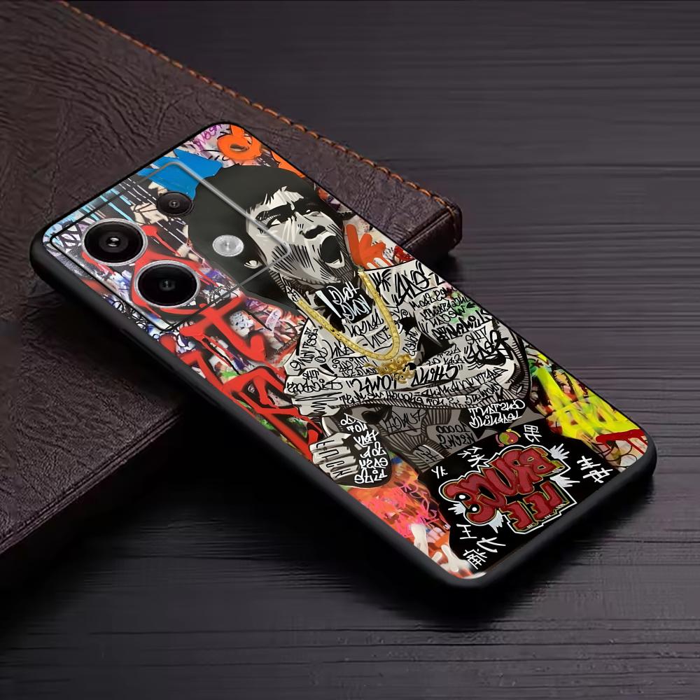 Banksy Graffiti Art funda de t - Phone Cases Xiaomi reseña y precio