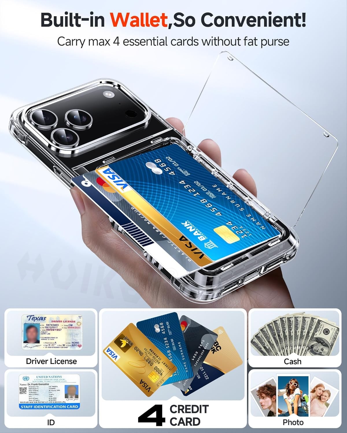 Funda para tarjetas tipo bille - Slim Card Slot Case reseña y precio