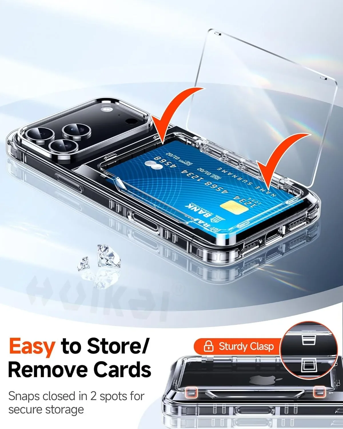 Funda para tarjetas tipo bille - Slim Card Slot Case reseña y precio