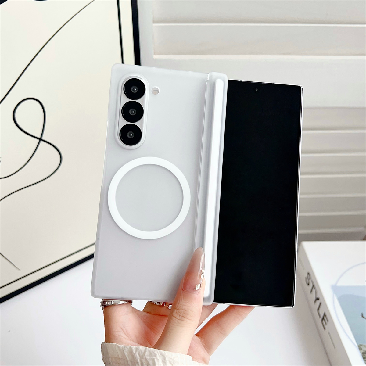 Funda de teléfono magnética tr - Matte Frosted Case reseña y precio