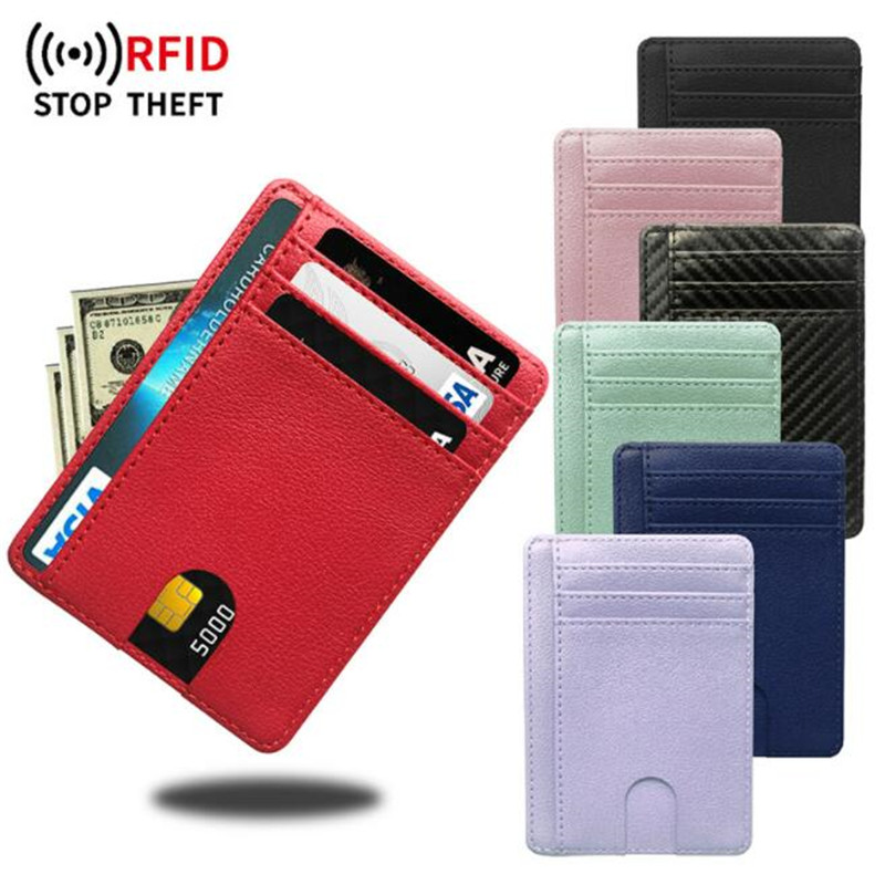Cartera de cuero con bloqueo R - Slim Card Slot Case reseña y precio