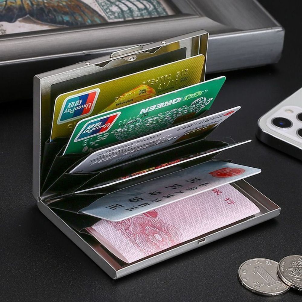 Tarjetero Metálico Delgado de  - Slim Card Slot Case reseña y precio