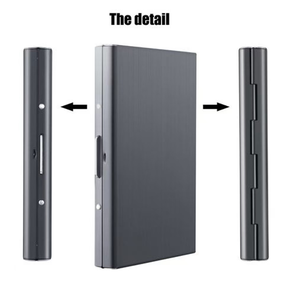 Estuche Delgado de Acero Inoxi - Slim Card Slot Case reseña y precio