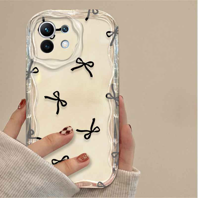 Funda Negra con Lazo y Corazón - Phone Cases Xiaomi reseña y precio