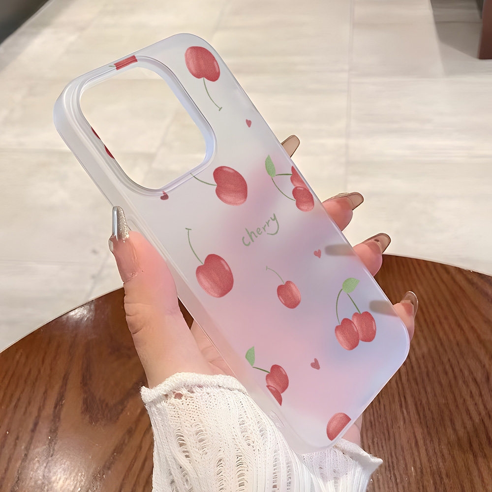 Funda de silicona mate Cherry  - Matte Frosted Case reseña y precio