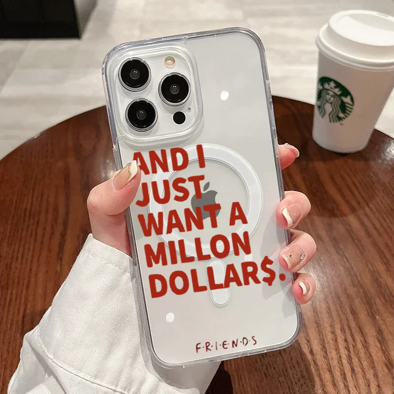 Funda con frases abstractas a  - Phone Cases Clear reseña y precio