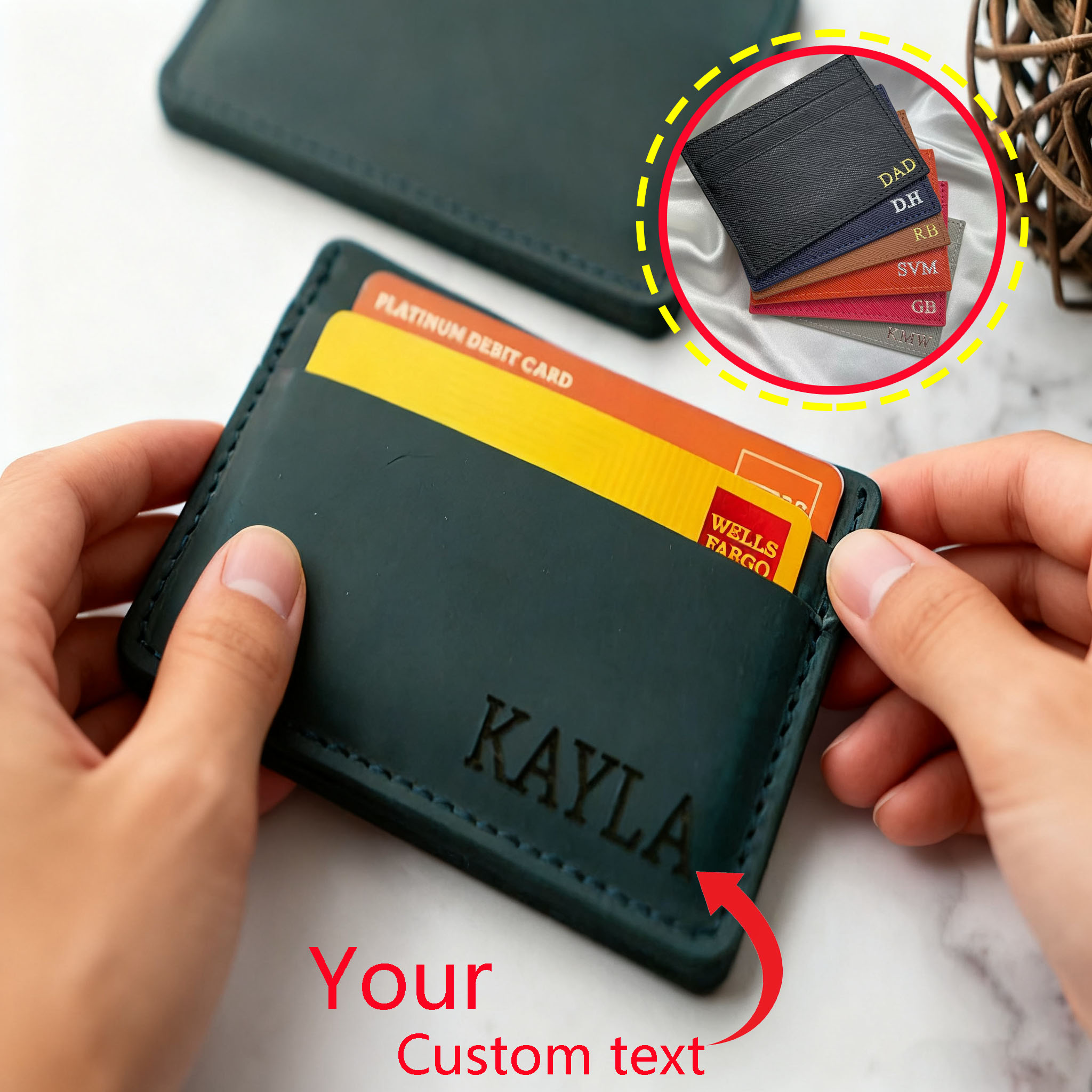 Tarjetero de identificación de - Slim Card Slot Case reseña y precio